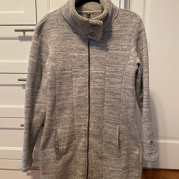 KUHL Alska Long Jacket Cream & Gray *SOLD OUT* ❄️ - Picture 2 of 6